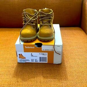 Construction timberland boots for toddlers